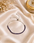 Elegant Purple Crystal Adjustable Bracelet
