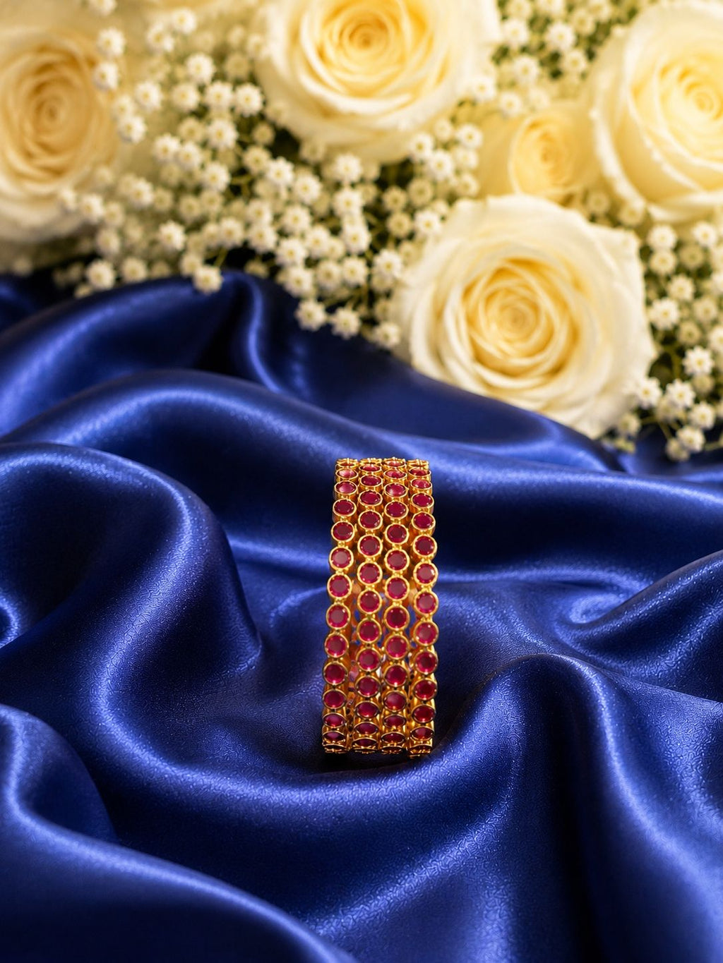 Panchaloham Maroon bangles-2'6 Size