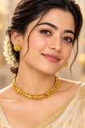 Premium Gold-Tone Traditional Statement Choker Set