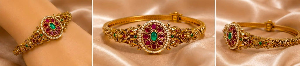 Traditional Floral Antique Bangle