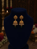 Traditional Gold Jhumka Earrings