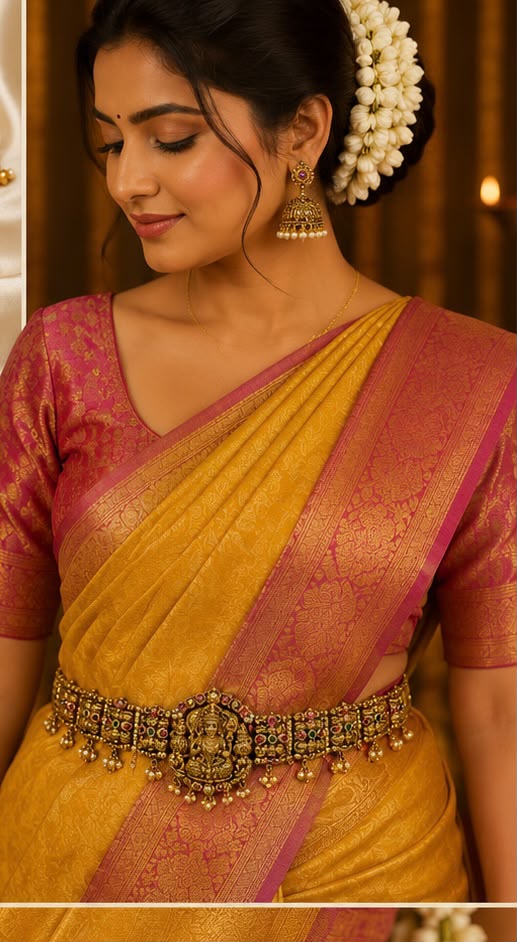 Temple Lakshmi Bridal Vaddanam (Waist Belt)
