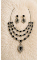 Midnight Royale Layered Necklace Set