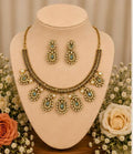 Kundan Green Necklace Set