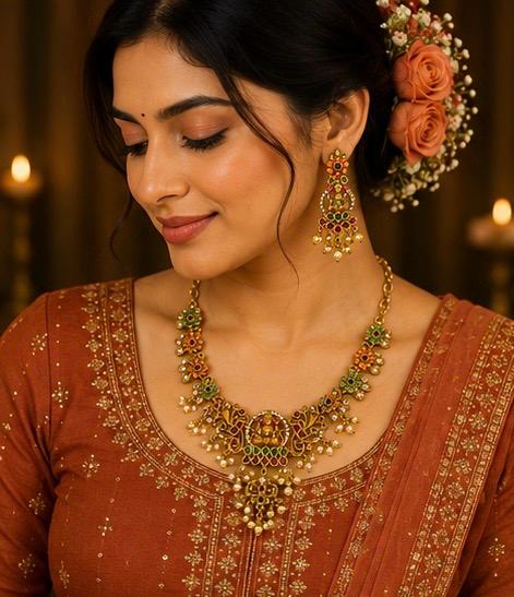 Traditional Temple Jewellery Set