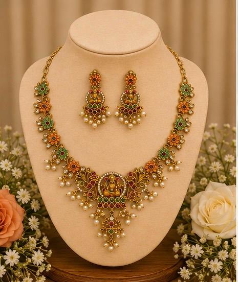 Traditional Temple Jewellery Set
