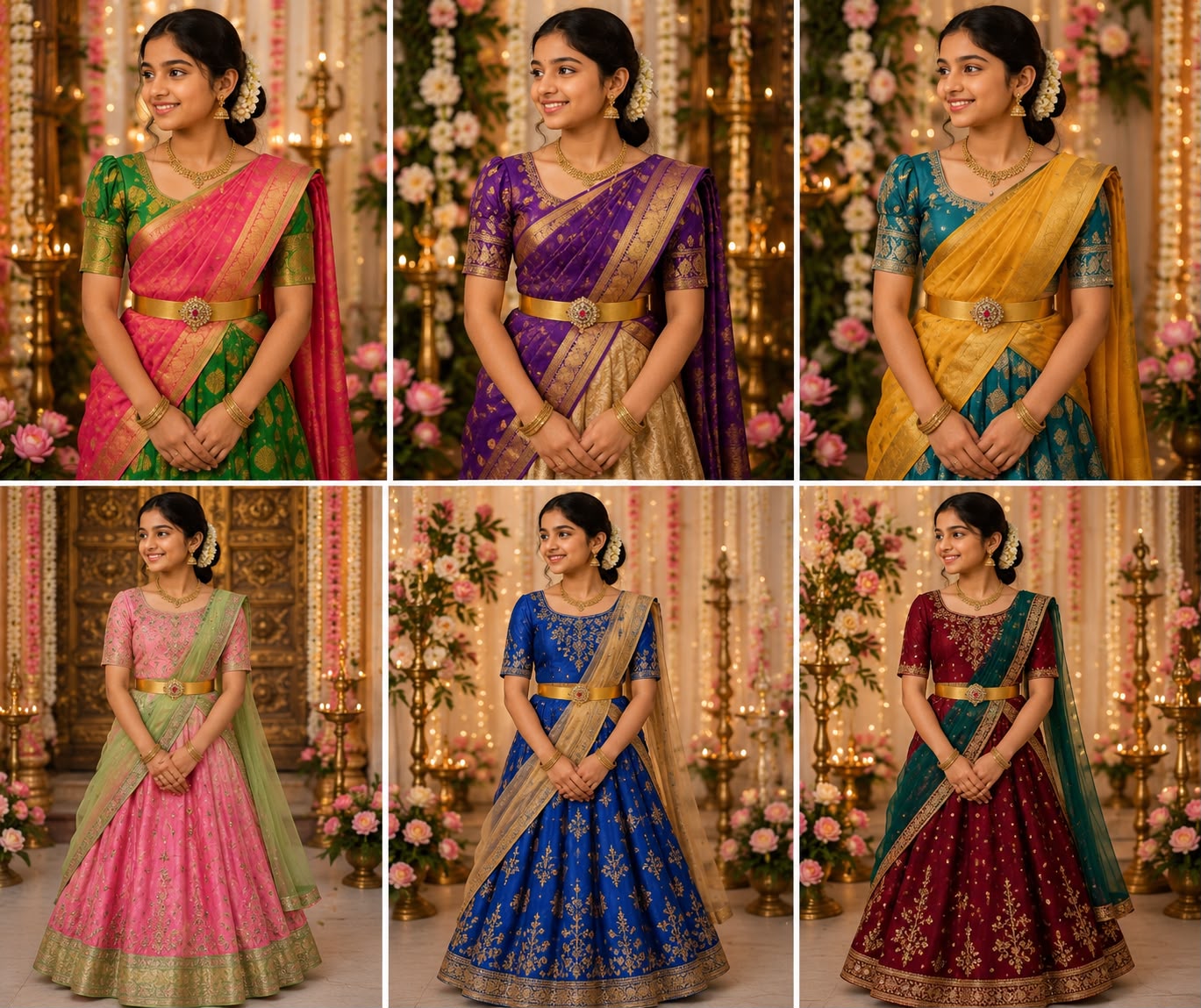 Traditional Kids Vaddanam (Waist Belt) (9-12)yrs