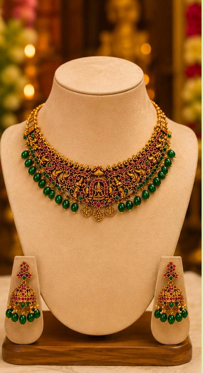 Divine Temple Heritage Necklace Set