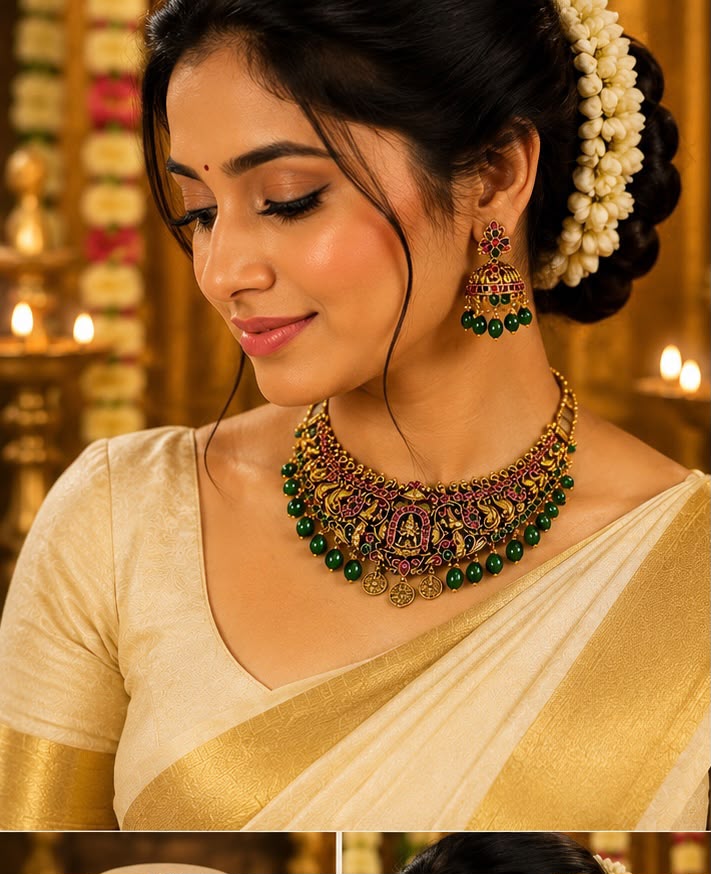 Divine Temple Heritage Necklace Set
