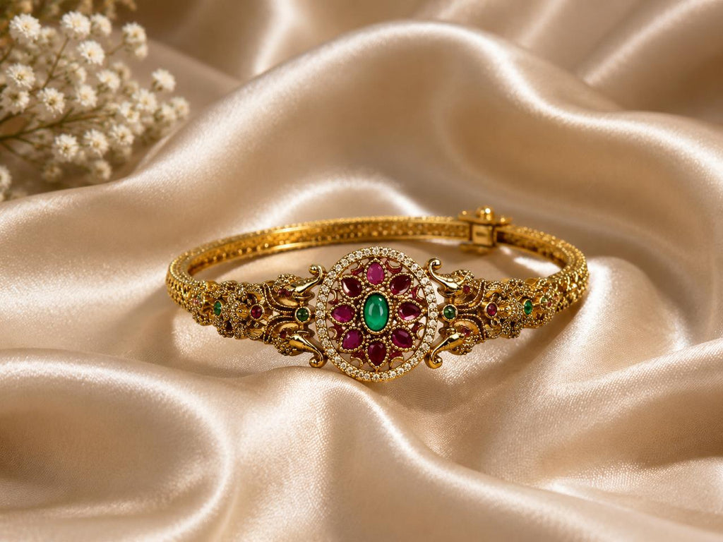 Traditional Floral Antique Bangle