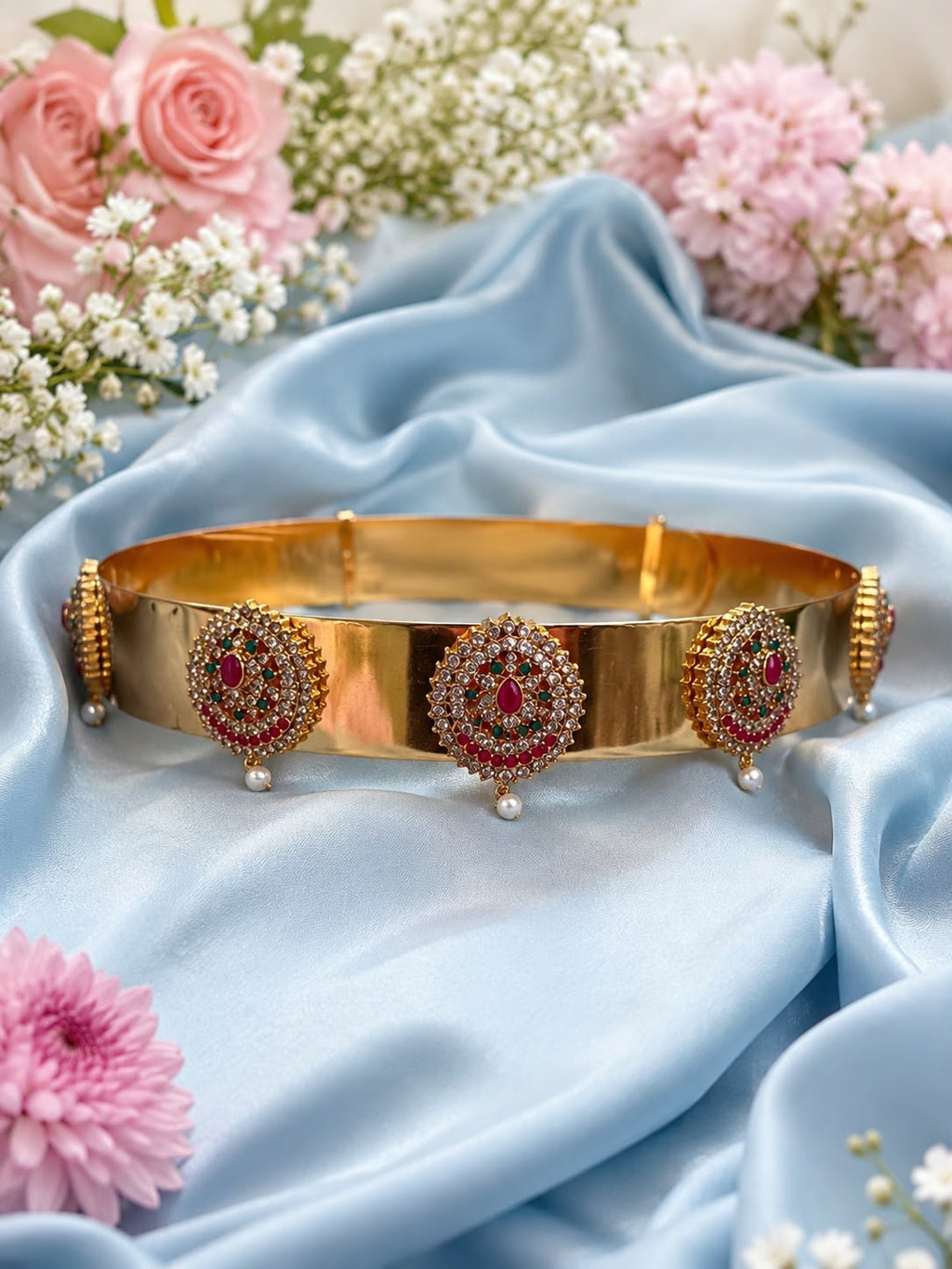 Kids’ Traditional Temple Waist Belt (Vaddanam)(4-8)yrs