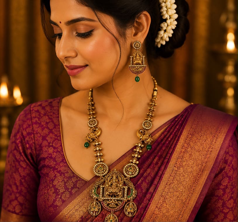 Temple Heritage Long Necklace set