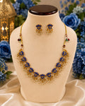 Lotus Pendant Necklace Set