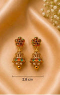 Traditional Multicolor Antique Jhumkas – 4 cm